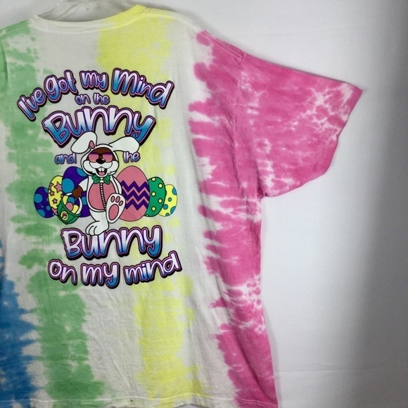 Buc-ee’s Plus Size Tie Dye Graphic Easter T-Shirt Size 3XL - Picture 10 of 12